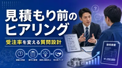 製造業のヒアリング項目｜見積もり前に聞くべきこと