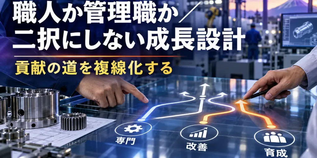 製造業のキャリアパス｜職人・管理職だけに絞らない成長設計