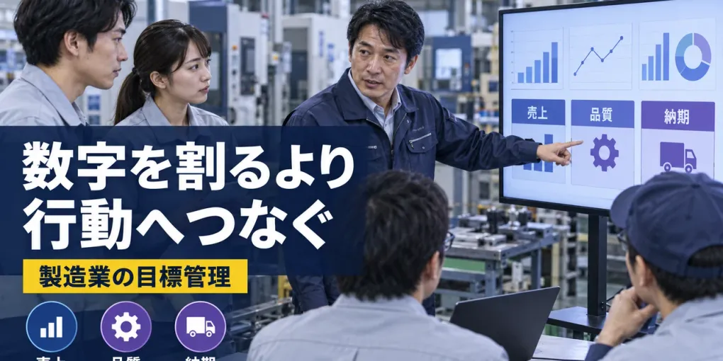 製造業の目標管理｜売上・品質・納期を現場行動へ落とす方法